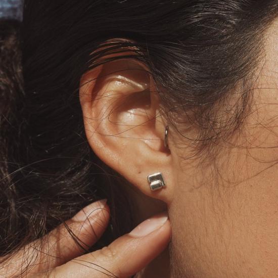  린지 루이스 이어링 어빙 스터드 스털링 실버 - LINDSAY LEWIS