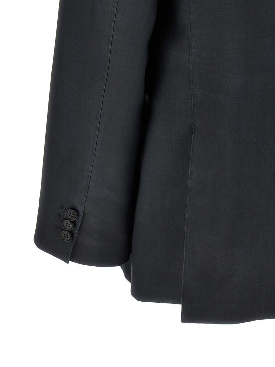  마르지엘라 수트 자켓 메종  싱글 브레스트 모헤어 블레이저 그레이 - MAISON MARGIELA