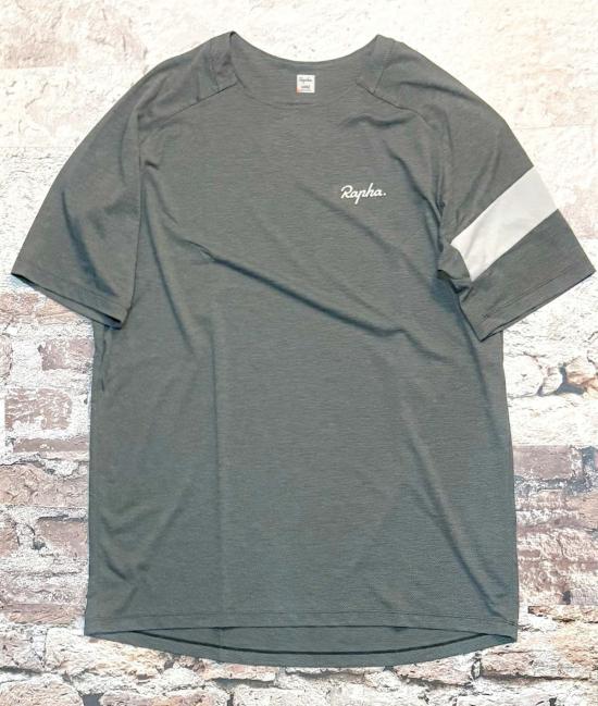  라파 반팔 티셔츠 트레일 테크니컬 티셔츠 다크 그레이/라이트 그레이