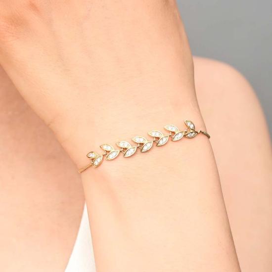  스타피쉬 프로젝트 팔찌 크리스탈 바인 지르콘 골드 - STARFISH PROJECT
