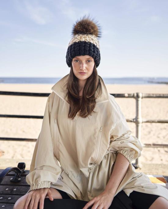  미샤램퍼트 모자 미샤 램퍼트 화이트/마블 | 다크 그레이 + 라콘 XL 폼 - MISCHA LAMPERT