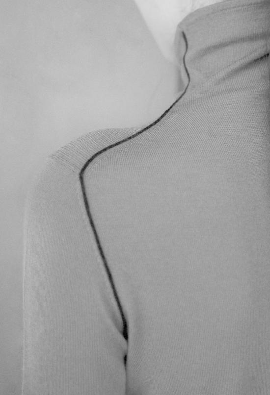  율리아 옌츠슈 터틀넥 Julia Jentzsch Wara 12gg 캐시미어  스웨터 블랙/네이비 - JULIA JENTZSCH