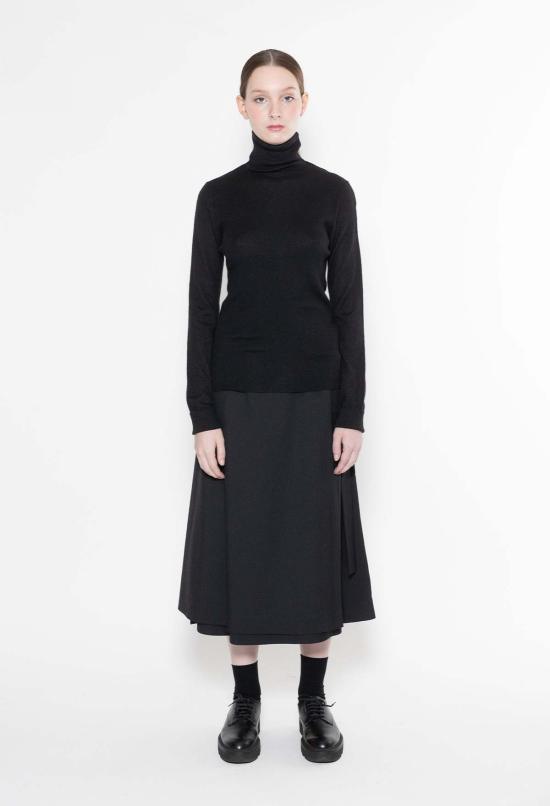  JULIA JENTZSCH 터틀넥 Julia Jentzsch Wara 12gg 캐시미어  스웨터 블랙/네이비 - OTHER BRANDS