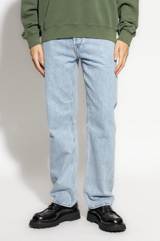  구찌 데님 팬츠 로고 청바지 블루 데님 - GUCCI