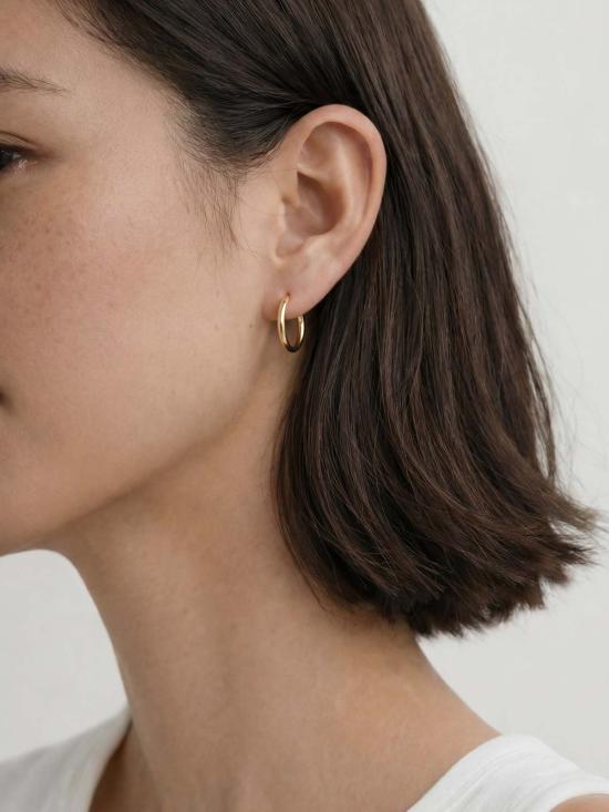  세레 이어링 세리 클래식 허기 후프 미니 - SEREE