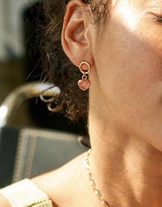  Cled 이어링 클레드 하트 드롭  골드/실버 - OTHER BRANDS