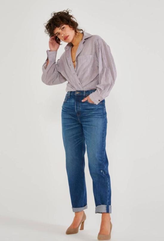  에티카 데님 팬츠 브라이스 핀치 웨이스트 보이프렌드 시더 브레이크스