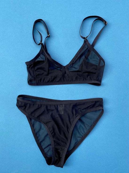  불리 보이 브라 : 브릭 키홀 무선  블랙 - BULLY BOY