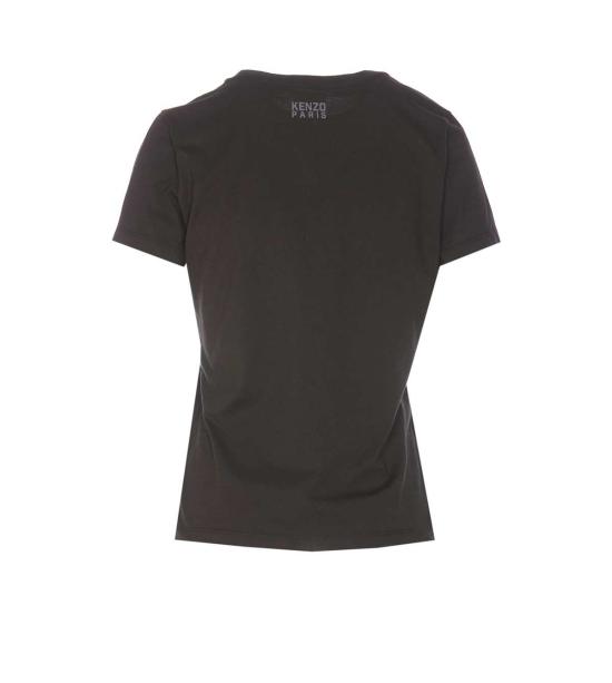  겐조 반팔 티셔츠 갓츠 해피 타이거 티셔츠 블랙 - KENZO