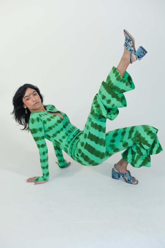  Abacaxi 점프수트 아바카시 러플 캣수트 - OTHER BRANDS