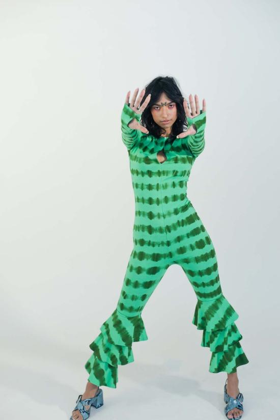  Abacaxi 점프수트 아바카시 러플 캣수트 - OTHER BRANDS