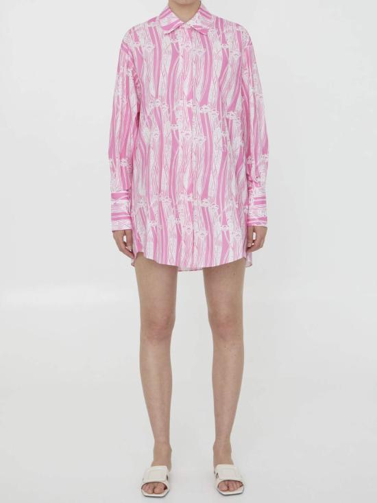  파투 숏 원피스 미니 셔츠 드레스 5054