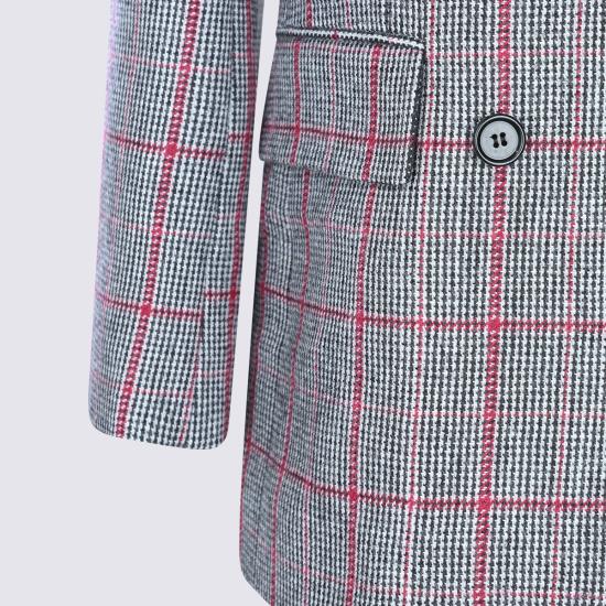  끌로에 수트 자켓 블레이저 블랙 화이트 1 - CHLOE