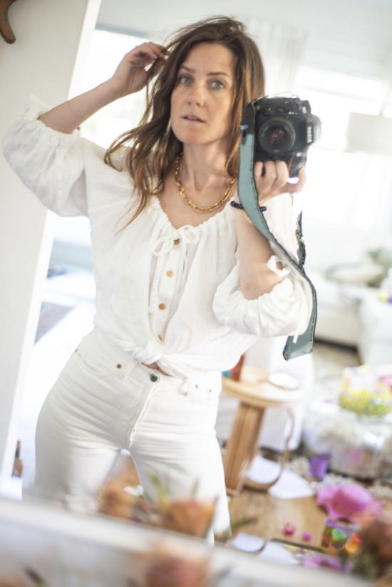  릴라노 블라우스 릴라나우 구름 감상 탑 - LEELANAU