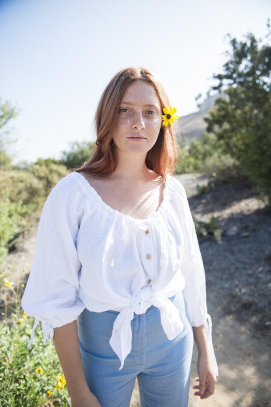  릴라노 블라우스 릴라나우 구름 감상 탑 - LEELANAU