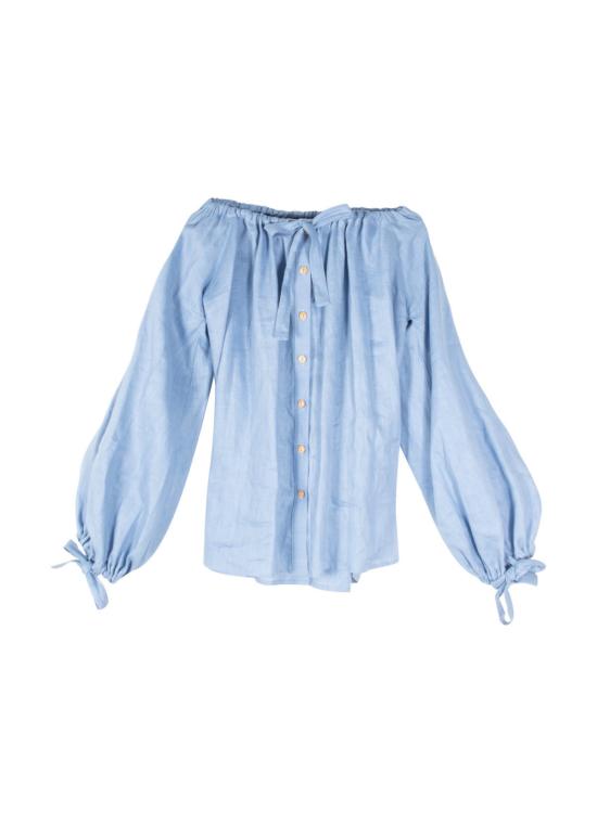  릴라노 블라우스 릴라나우 구름 감상 탑 - LEELANAU