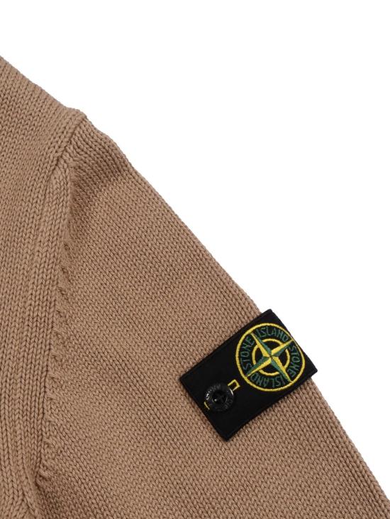  [키즈] 스톤 아일랜드 풀오버 키즈 스웨터 베이지 - STONE ISLAND