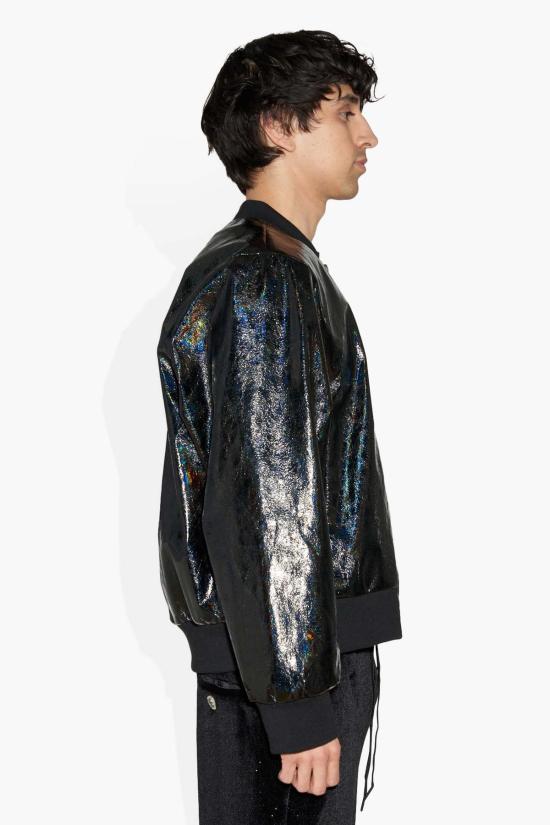  더 셀렉트 봄버 자켓 셀렉트 할로 재킷 블랙 - THE CELECT