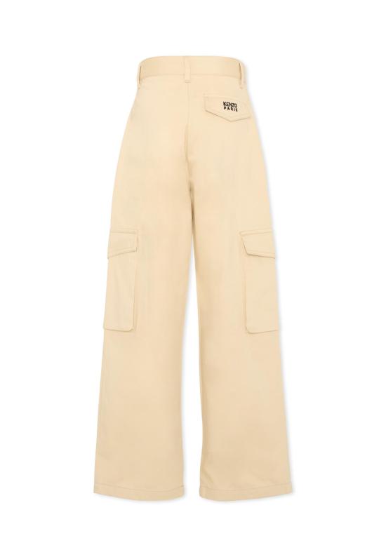 26SS [키즈] 겐조 스트레이트 팬츠 K61630 255 BEIGE - KENZO