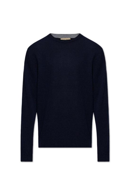  울리치 스웨터 로고 자수 크루넥 점퍼  멜튼 블루