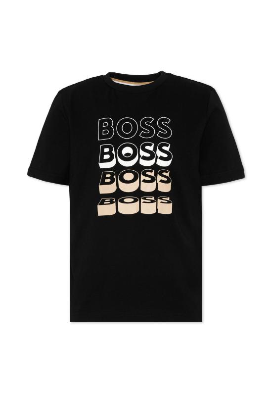 26SS [키즈] 보스 티셔츠 J52982 09B BLACK
