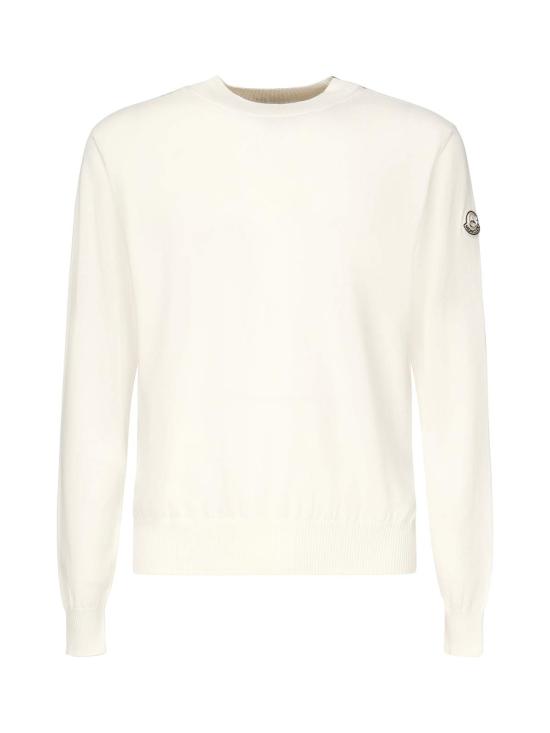  몽클레어 스웨터 몽클레르 X 메르세데스 벤츠 바이 니고 로고  크림