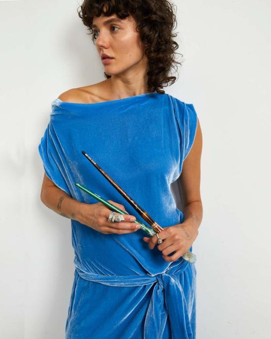  론 롱 원피스 Lwn 핀치 가운 - LWN