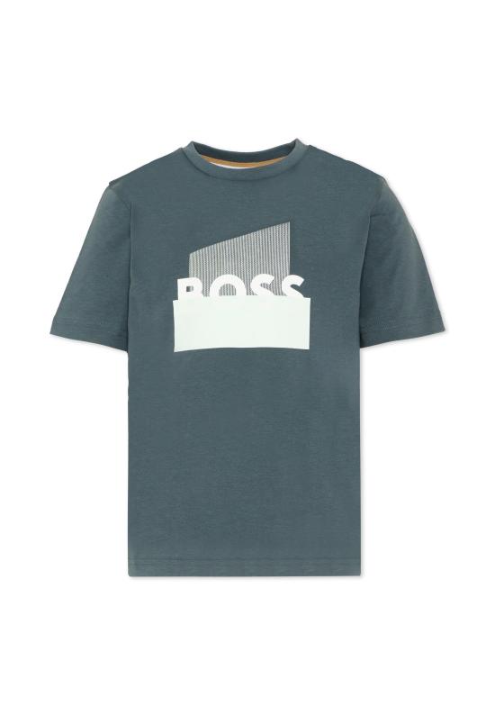 26SS [키즈] 보스 티셔츠 J52978 68C GREEN