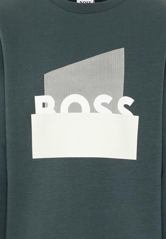 26SS [키즈] 보스 트레이닝 상의 J52966 68C GREEN - BOSS
