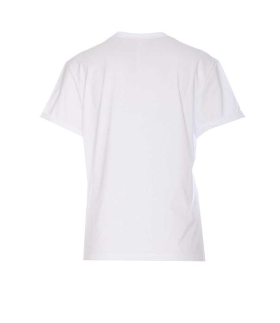  돈답 반팔 티셔츠 돈덥 로고 티셔츠 화이트 - DONDUP