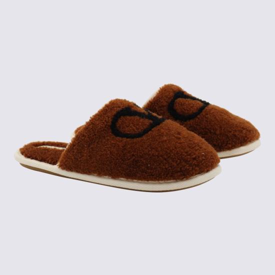  발렌티노 가라바니 부츠 플랫 담배 - VALENTINO GARAVANI