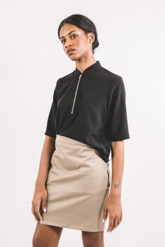  In God We Trust 블라우스 우리는 하나님을 믿는다 퍼시 탑 블랙 - OTHER BRANDS