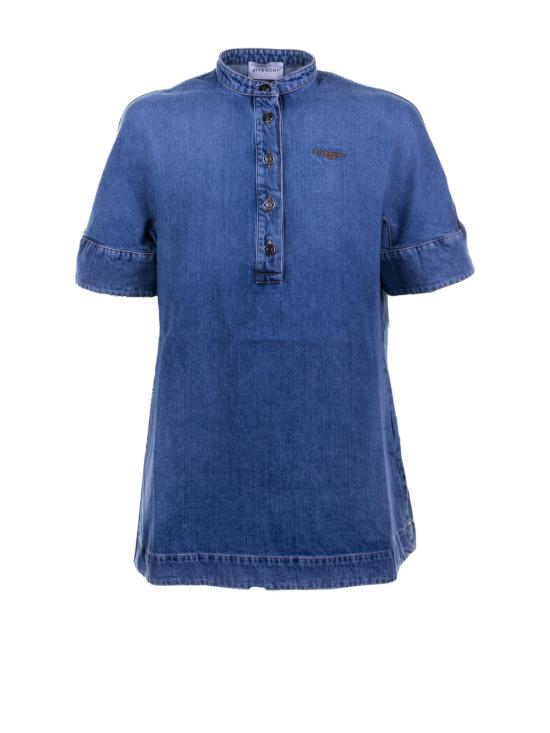  지방시 데님 원피스 드레스 미디엄 블루