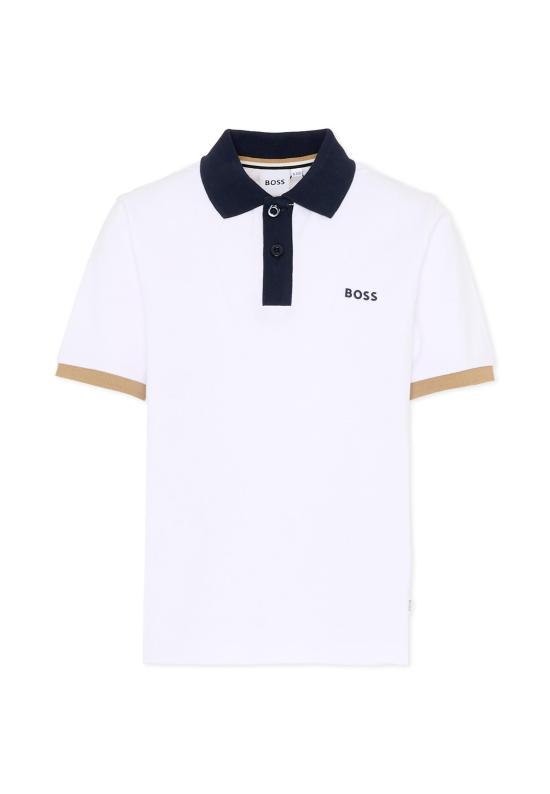 26SS [키즈] 보스 폴로 셔츠 J52955 10P WHITE