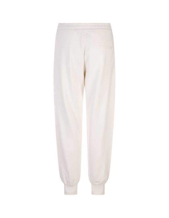  알렉산더 맥퀸 스트레이트 팬츠 캘리코 맥퀸 그래피티 조거스 비앙코 - ALEXANDER MCQUEEN