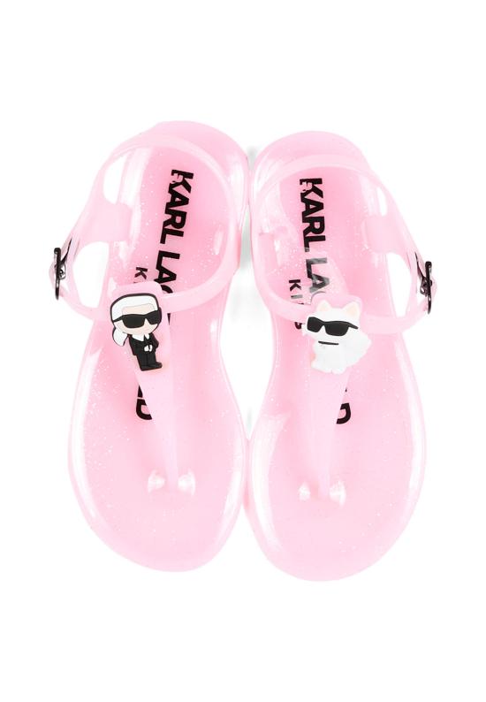 26SS [키즈] 칼라거펠트 플립플랍 Z31173 46F PINK - KARL LAGERFELD
