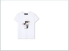 26SS [키즈] 칼라거펠트 티셔츠 Z31157 10P WHITE