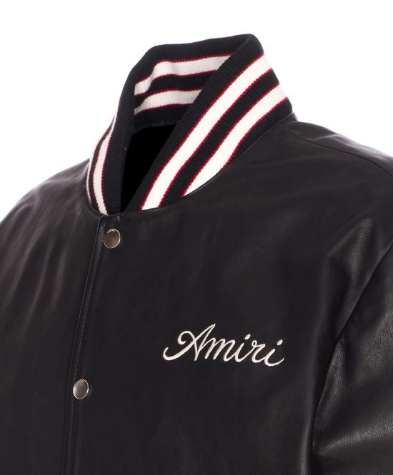  아미리 자켓 클럽  바시티 재킷 블랙 - AMIRI