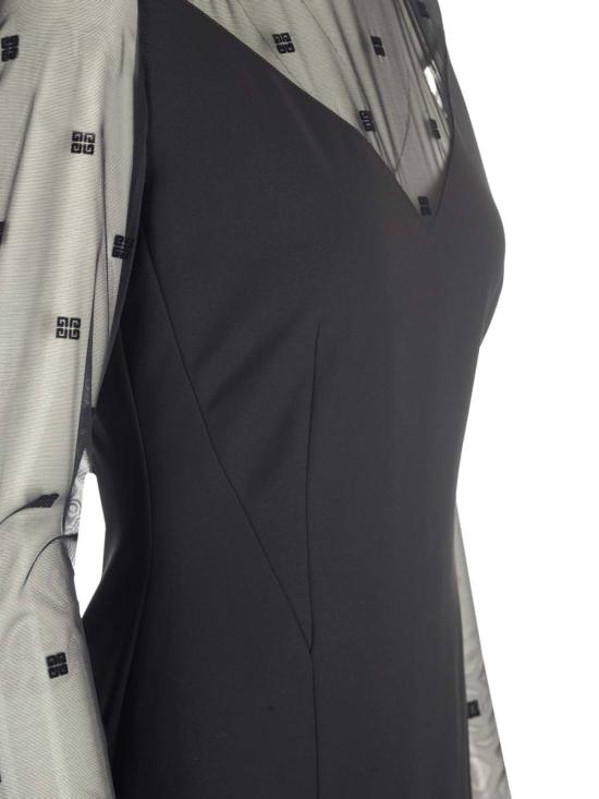  지방시 숏 원피스 슬림핏 미니 드레스 블랙 - GIVENCHY