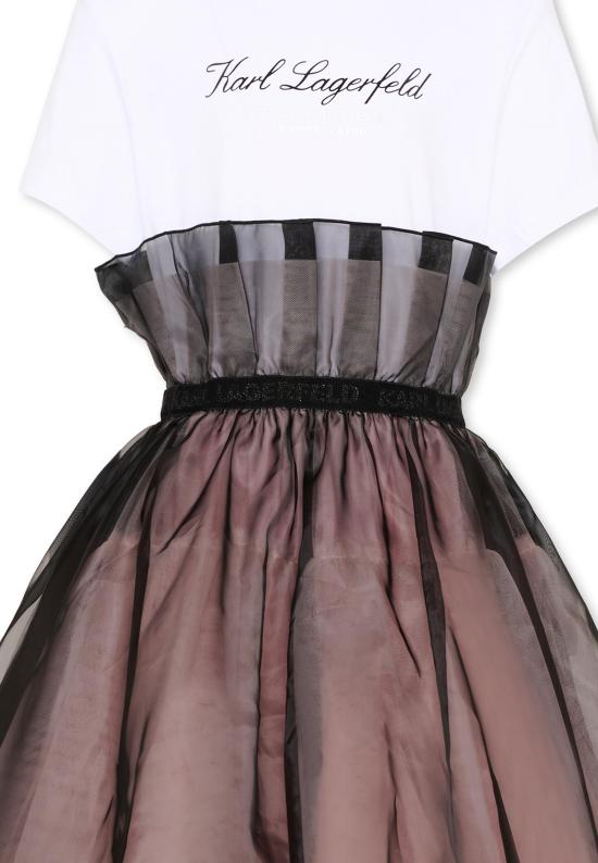 26SS [키즈] 칼라거펠트 원피스 Z31140 N54 MULTICOLOR - KARL LAGERFELD