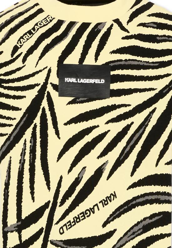 26SS [키즈] 칼라거펠트 티셔츠 Z31104 556 YELLOW - KARL LAGERFELD