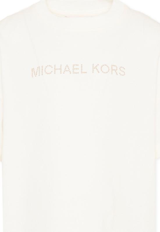 26SS [키즈] 마이클 코어스 티셔츠 R30602 117 IVORY - MICHAEL KORS
