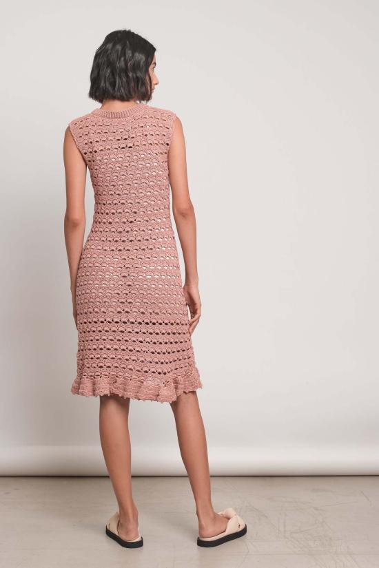  ELEVEN SIX 숏 원피스 일레븐 식스 니트 레미 크로셰 드레스 - OTHER BRANDS