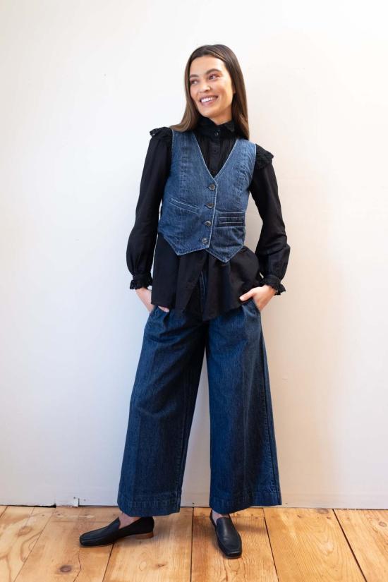  마리아 스탠리 베스트 Maria Stanley Farra  데님 - MARIA STANLEY