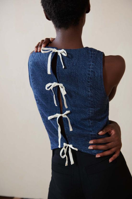  마리아 스탠리 베스트 Maria Stanley Farra  데님 - MARIA STANLEY