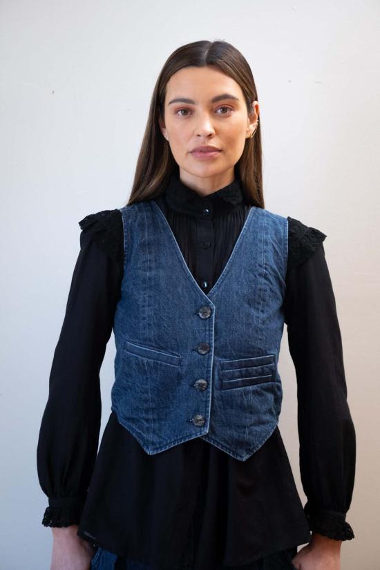  마리아 스탠리 베스트 Maria Stanley Farra  데님 - MARIA STANLEY