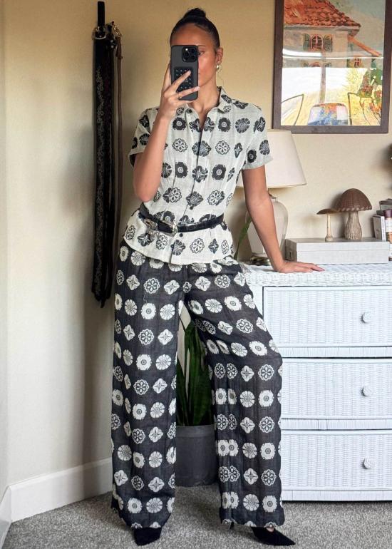  Ace & Jig 블라우스 에이스 앤 지그 앨리 탑 골드 바블 - OTHER BRANDS