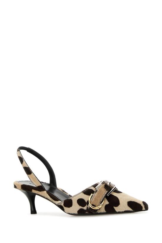  지방시 힐/펌프스 보이유 슬링백 힐 45mm 블랙베이지 - GIVENCHY