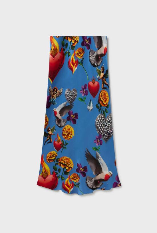  실크 런드리 롱 스커트 롱 바이어스컷 스커트 디어빌러브드 미라지 - SILK LAUNDRY