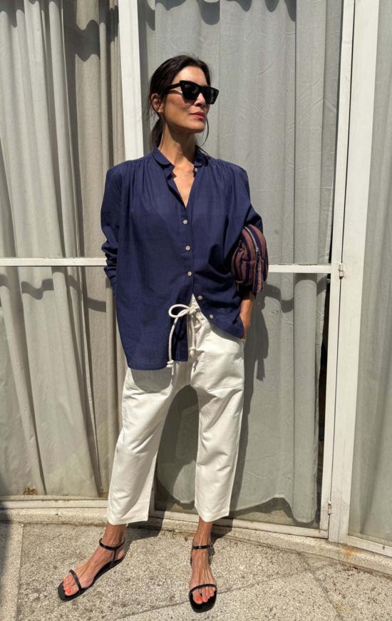  투 스트레이트 팬츠 카디 페이퍼백 팬츠 화이트 2개